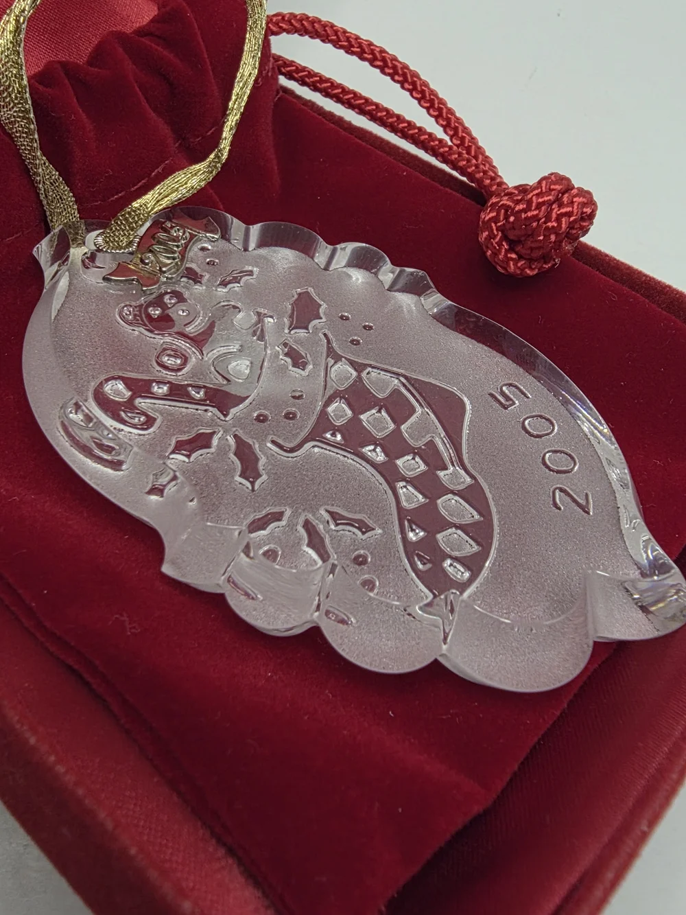 2005 Waterford Crystal Ornament Songs Of Christmas Collection Final Edition